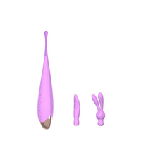 DIBE Clitoral G-Spot Vibrator with 2 Interchangeable Headgears