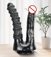 Venusfun Monster 10.8 Inch Double Ended Dildo Curved Shaft Realistic Big Cock for Couples