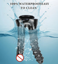 Venusfun Monster 10.8 Inch Double Ended Dildo Curved Shaft Realistic Big Cock for Couples