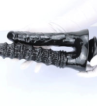 Venusfun Monster 10.8 Inch Double Ended Dildo Curved Shaft Realistic Big Cock for Couples