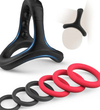Cock Ring Set 7 PCS Different Sizes Penis Rings