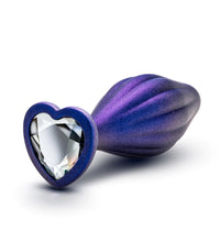 Blush Anal Adventures Matrix Wavy Bling Sapphire 4.5-Inch Anal Plug