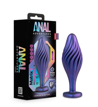 Blush Anal Adventures Matrix Sapphire 4.5-Inch Anal Plug