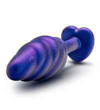 Blush Anal Adventures Matrix Bumped Bling Sapphire 4.5-Inch Anal Plug