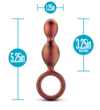 Blush Anal Adventures Matrix Duo Loop Copper 5.25 Inch Anal Plug