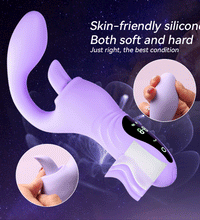 Rabbit Vibrator G-Spot Heated Massager with Screen