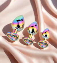 Metal Butt Plug Set 3 Sizes Luxury Jewelry Anal Trainers