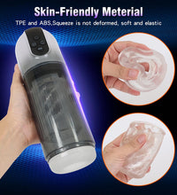 Aierle Suction Thrusting Vibrator Masturbation Cup with Tougue Licking