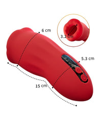 Red Lip Electric Blowjob Male Masturbator