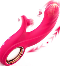 Thrusting Vibrator Clitoral Stimulator G-Spot Dildo with Heating