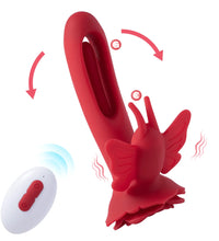 Layla Rosy Butterfly Flapping G-Spot Vibrator Clit Stimulator with Remote