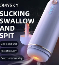 OMYSKY Tight Channel Male Heated Automatic Masturbator