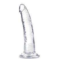 Blush B Yours Plus Realistic G-Spot Clear 7.5In Dildo with Suction Cup