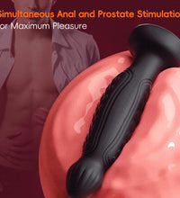 Venusfun Remote Controlled Vibrating Anal Toy for Beginners with Gentle Peristalsis