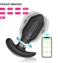 360° Rotating Vibrating Butt Plug with App / Remote Control