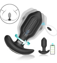 360° Rotating Vibrating Butt Plug with App / Remote Control