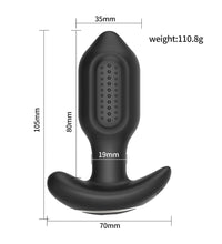 360° Rotating Vibrating Butt Plug with App / Remote Control