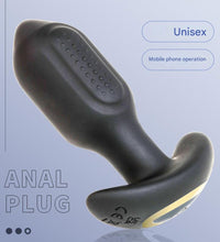 360° Rotating Vibrating Butt Plug with App / Remote Control