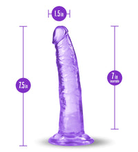 Blush B Yours Plus Realistic G-Spot Purple 7.5-Inch Long Dildo