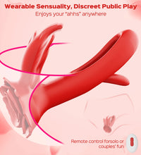 Layla Rosy Butterfly Flapping G-Spot Vibrator Clit Stimulator with Remote