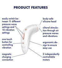Satisfyer Pro 1 Plus Air Pulse Clitoris Stimulating Vibrator