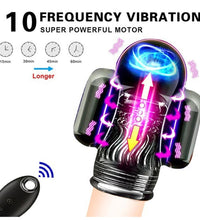 Penis Exerciser Vibrating Wireless Remote Control Male Masturbator