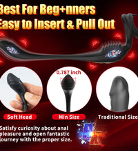 3 in 1 Vibrating Penis Ring Prostate Massager with Remote