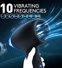 3 in 1 Dual Open Ended Male Masturbator Hair Dryer Penis Vibrator with App Control