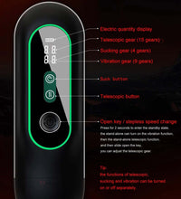 LCD Telescopic Automatic Sucking Simulation Oral Sex Intelligent Heating