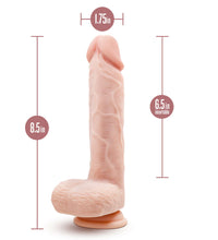 Blush Dr. Skin Silicone Dr. Ethan Gyrating Vibrating Dildo with Remote
