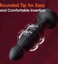 Venusfun Remote Controlled Vibrating Anal Toy for Beginners with Gentle Peristalsis