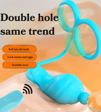 Venusfun Wearable Couple Vibrator with Strong Vibration and Silicone Extension Sleeve