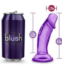 Blush B Yours Sweet N' Small Realistic Purple 4.5 Inch Dildo