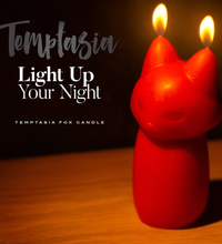 Blush Temptasia Fox Drip Candle Low Temperature