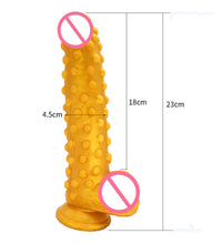 FAAK Simulated Pellet Silicone 9 Inch Dildo