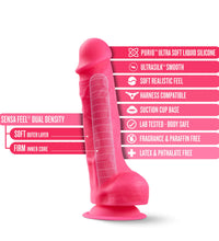 Blush Neo Elite Pink 7.5 Inch Suction Cup Dildo