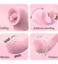 Clit G-Spot Stimulator Tongue Licking Vibrator