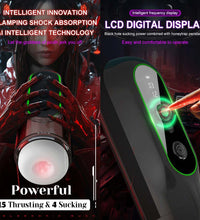 LCD Telescopic Automatic Sucking Simulation Oral Sex Intelligent Heating