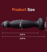 Venusfun Remote Controlled Vibrating Anal Toy for Beginners with Gentle Peristalsis
