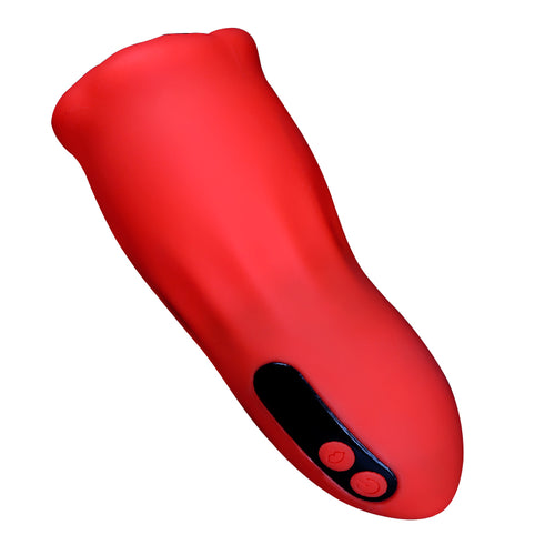 Red Lip Electric Blowjob Male Masturbator