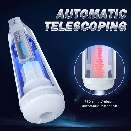 Leten Automatic Telescopic Thrusting Moan Heating Male Masturbator