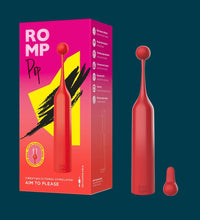 ROMP Pop Vibrating Clitoral Stimulator with Replaceable Attachment