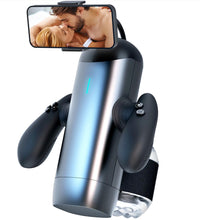 Automatic Thrusting Male Masturbator with Double Handle & Phone Holder