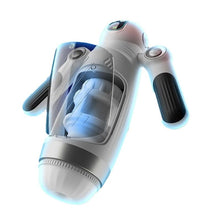 White Bella Bot Robot Telescopic Vibration Male Penis Auto Stroker