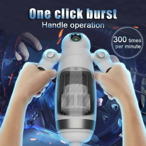 Venusfun White Bella Bot Robot Telescopic Male Automatic Stroker