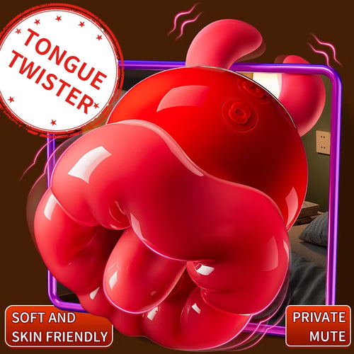 Venusfun Big Mouth Tongue Licking Vibrator Clitoral & Nipple Stimulator
