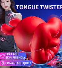 Big Mouth Tongue Licking Vibrator Nipple & Clitoral Stimulator