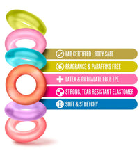 Blush Play With Me Assorted Cock Rings 6PCS
