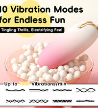 Venusfun Cloud Egg Vibrator Wireless Remote 10 Frequency Modes Wearable Design for Women