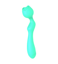 Double Ended G-spot Vibrator Rose Bud Clitoral Stimulator